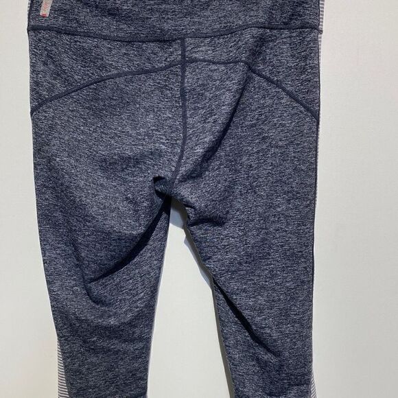 Zella Women's Athletic High-Rise Side Stripes Work Out Leggings In Grey Size Med - Picture 6 of 16